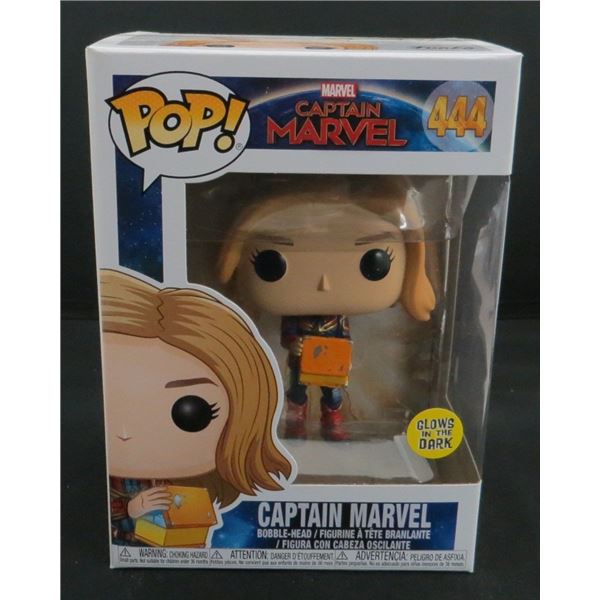 New Funko Pop Marvel Captain Marvel #444 (Glow in the Dark) BV $30