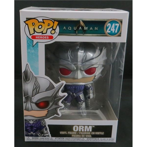 New Funko Pop Aquaman Orm #247 BV $25