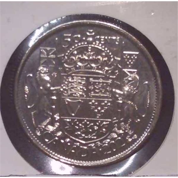 2021 Canadian 50 Cent 100th Anniversary Of Canada Coat Of Arms Limited Edition MINT Coin