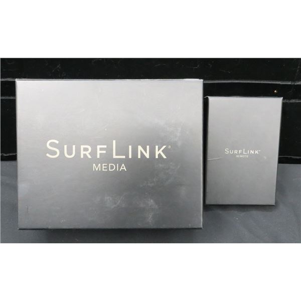 SurfLink Media hearing aid streamer device with Remote
