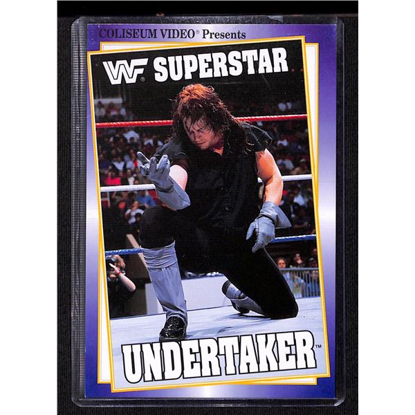 1993 Coliseum Video Vintage WWF Superstar 4x6 Post Card Undertaker