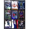 Image 1 : Lot of 9 Various Hockey Inserts or Rookie Cards Various Teams & Players