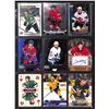 Image 1 : Lot of 9 Various Hockey Inserts or Rookie Cards Various Teams & Players