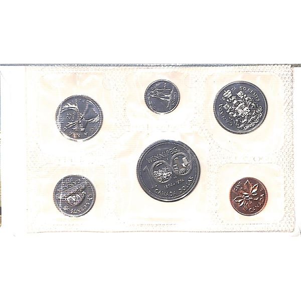 Royal Canadian Mint 1974 Winnipeg Dollar Uncirculated 6 Coin Collector Set