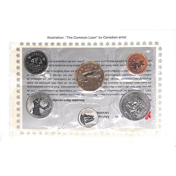 Royal Canadian Mint 1996 Uncirculated 6 Coin Set