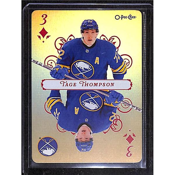 2025-26 O-Pee-Chee Playing Cards #3DIAMONDS Tage Thompson