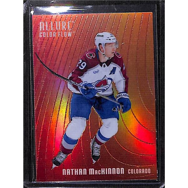 2025-26 Upper Deck Allure Color Flow Red Orange #CF20 Nathan MacKinnon