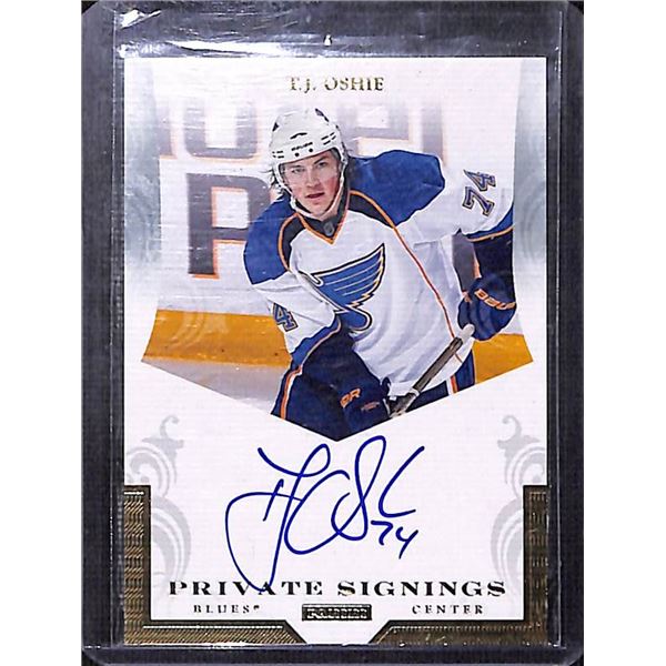 2011 Panini Private Signings T.J. Oshie BV $40