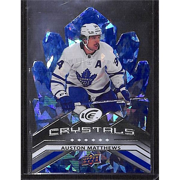 2021-22 Upper Deck Ice Ice Crystals #IC5 Auston Matthews
