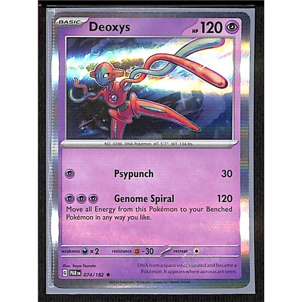 Pokemon Deoxys - 074/182 - Rare HOLO Paradox Rift