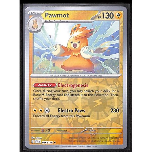 Pokemon Pawmo - 075/198 - Reverse Holo Scarlet & Violet