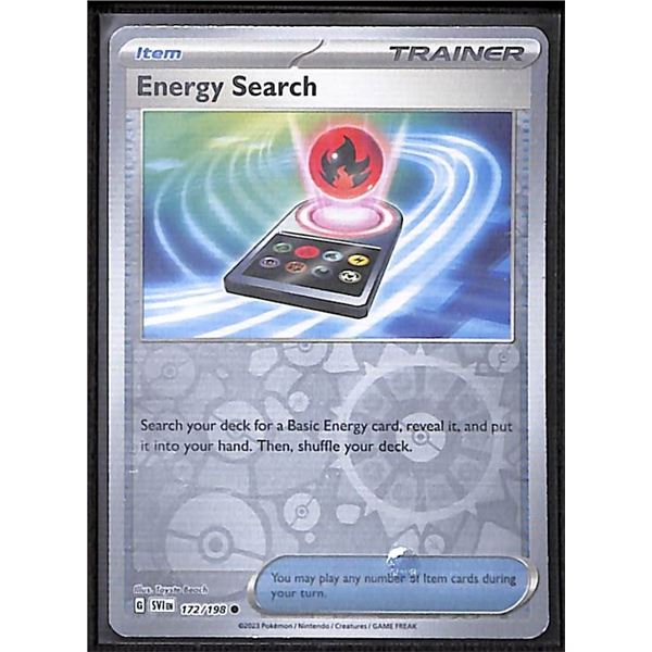 Pokemon Energy Search - 172/198 - Reverse Holo Scarlet & Violet