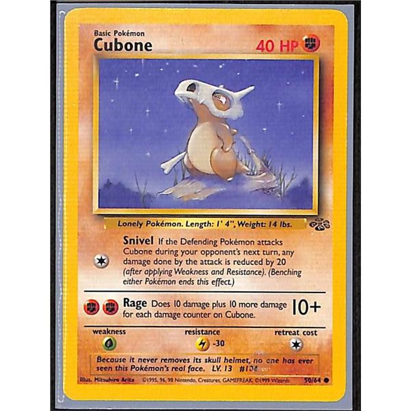 Pokemon Cubone - 50/64 - Common - Unlimited Jungle