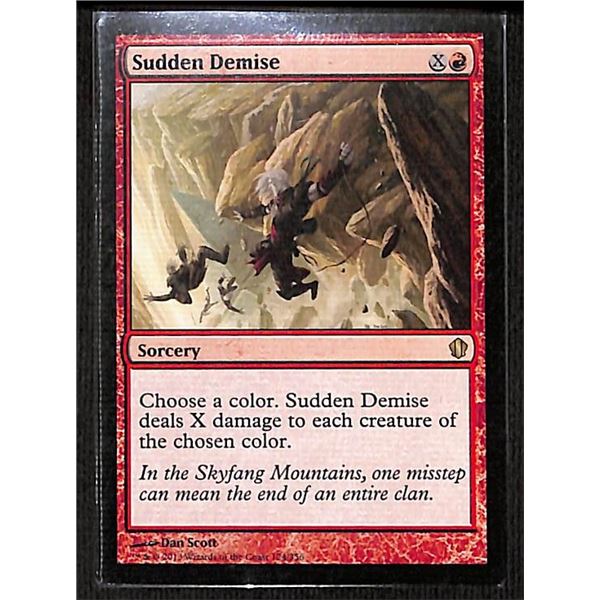 Magic the Gathering Sudden Demise Commander 2013