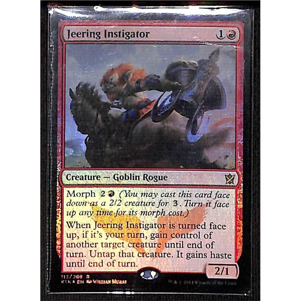 Magic the Gathering Jeering Instigator FOIL Khans of Tarkir