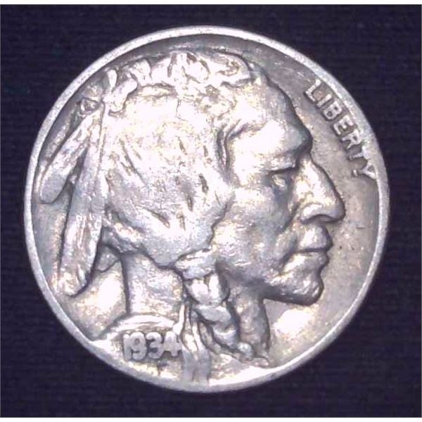 1934 USA Buffalo Nickel