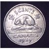 Image 1 : 1939 Canadian 5 Cent Coin