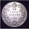 Image 1 : 1934 Canadian Silver 25 Cent Coin