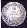 Image 1 : 1930 Canadian Silver 25 Cent Coin