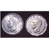 Image 2 : 2x Canadian Nickels 1944
