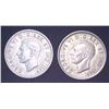 Image 2 : 2x Canadian Nickels 1942