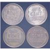 Image 2 : 4x USA Pennies 1946