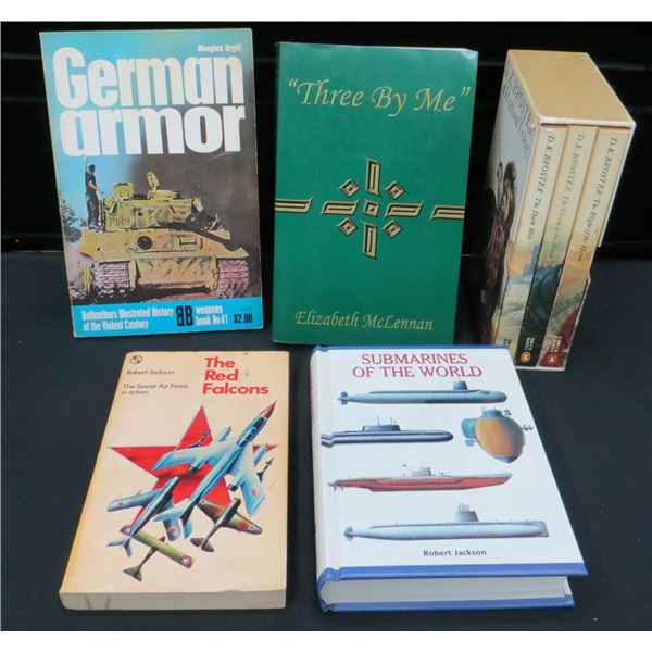 Vintage Collection Of Submarine, Airplane & Other Books