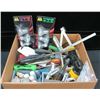 Image 1 : Estate Garage Lot Screw Drivers, Lights, Clamps & More