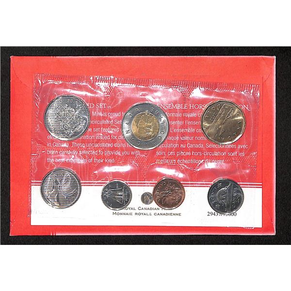 Royal Canadian Mint 2012 Uncirculated 7 Coin Set