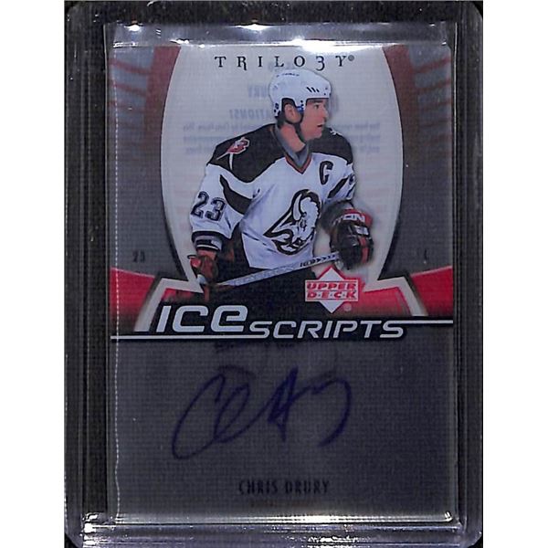 2006-07 Upper Deck Trilogy Ice Scripts #ISCD Chris Drury