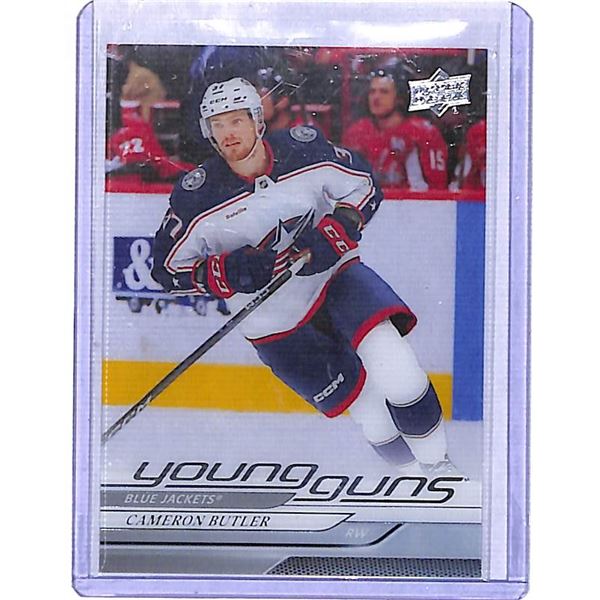 2024-25 Upper Deck Clear Cut Parallel #455 Cameron Butler YG BV $50
