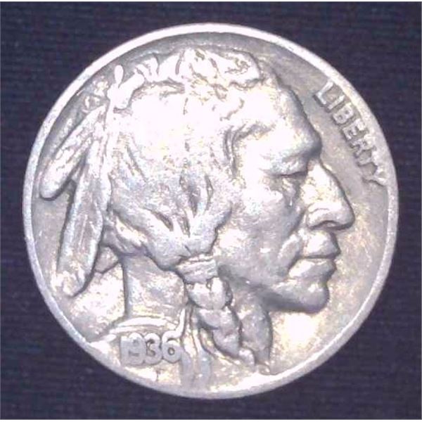 1936 USA Buffalo Nickel