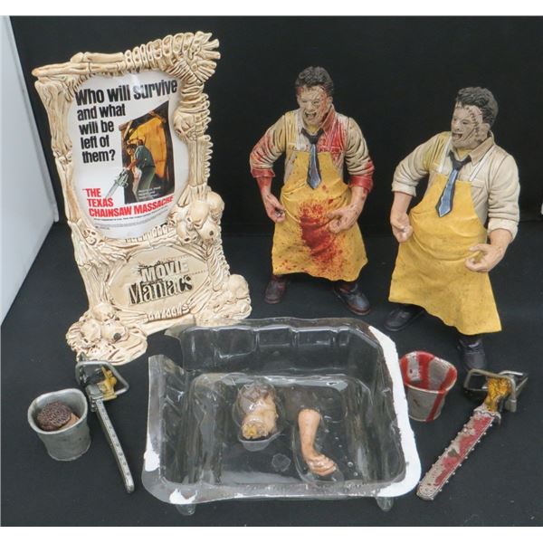 Rare McFarlane Movie Maniacs Series 1 Leatherface action figures Texas Chainsaw Massacre