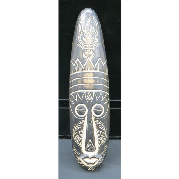Vintage Hand Carved Tribal Mask 19" Long