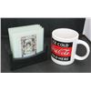 Image 1 : Coca-Cola Coasters Set & Ceramic Ice Cold Coca-Cola Mug