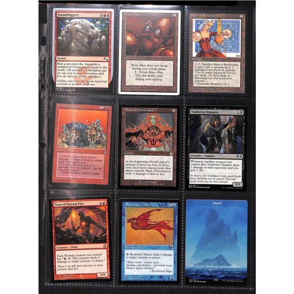 Lot Of 9 Various Magic The Gathering Cards Various Sets & Colors