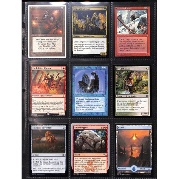 Lot Of 9 Various Magic The Gathering Cards Various Sets & Colors