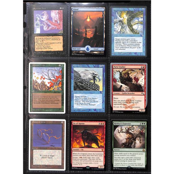 Lot Of 9 Various Magic The Gathering Cards Various Sets & Colors