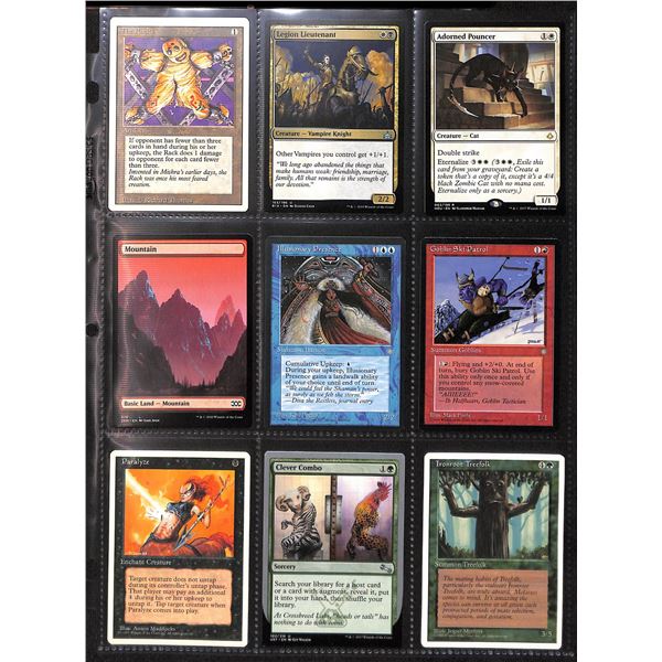Lot Of 9 Various Magic The Gathering Cards Various Sets & Colors