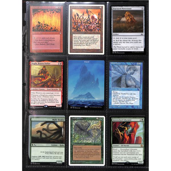 Lot Of 9 Various Magic The Gathering Cards Various Sets & Colors