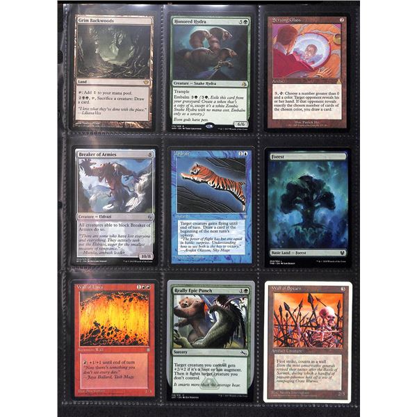 Lot Of 9 Various Magic The Gathering Cards Various Sets & Colors