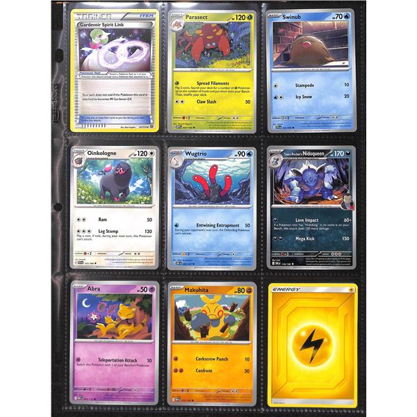 Lot Of 18 Various Pokemon Collector Cards
