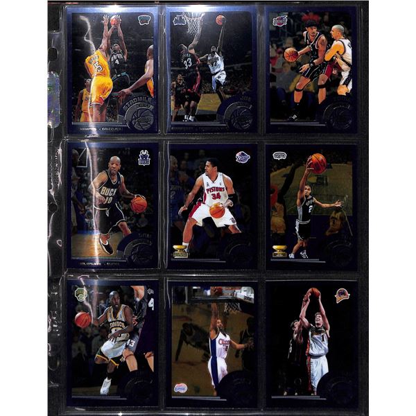 Lot Of 9 Various Topps Chrome Basketball Collector Cards
