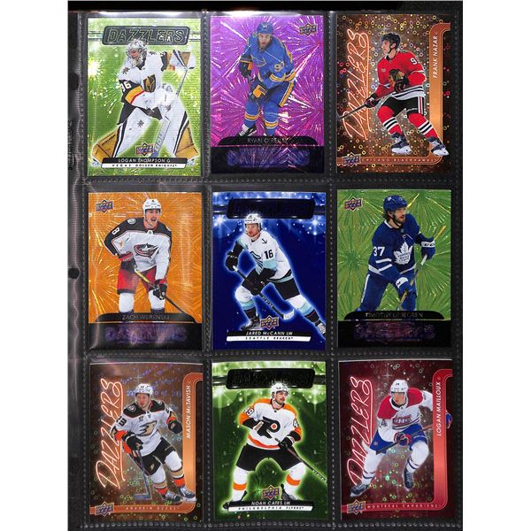 Lot of 9 Various Dazzlers Various Colours Teams & Players