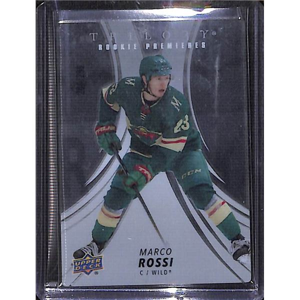 2022-23 Upper Deck Trilogy Rookie Premier #RPMR Marco Rossi 204/299 BV $40