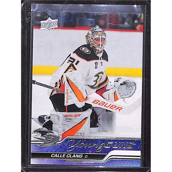 2023-24 Upper Deck #709 Calle Clang YG RC