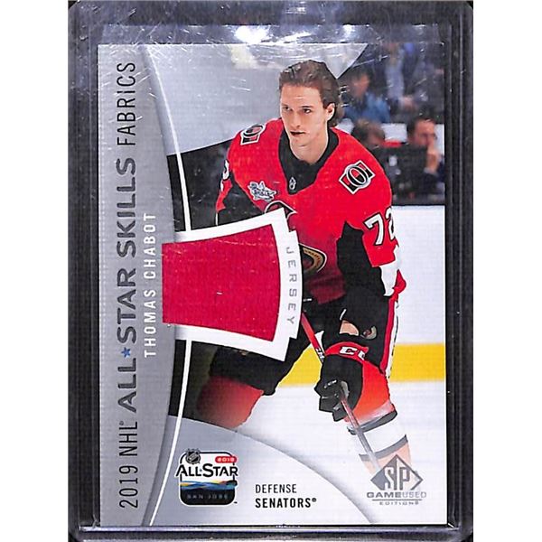 2019-20 SP Game Used '19 All Star Skills Fabrics #ASTC Thomas Chabot