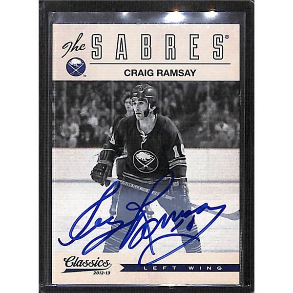 2012-13 Classics Signatures Autographs #121 Craig Ramsay