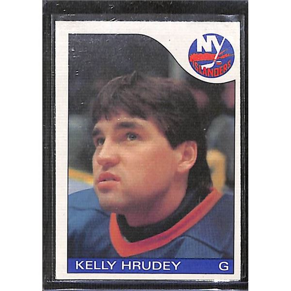 1985-86 O-Pee-Chee #122 Kelly Hrudey RC BV $30