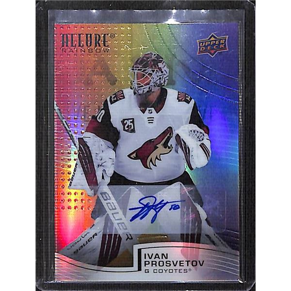 2021-22 Upper Deck Allure Full Rainbow Autographs #R31 Ivan Prosvetov BV $35